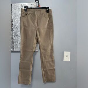 H&M Faux Leather Ankle Pants